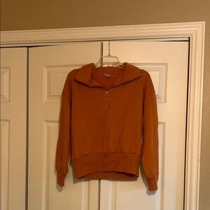 a new day Orange Cowl Neck Sweater